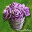 Pěnový flowerbox Amélie - 7 růží