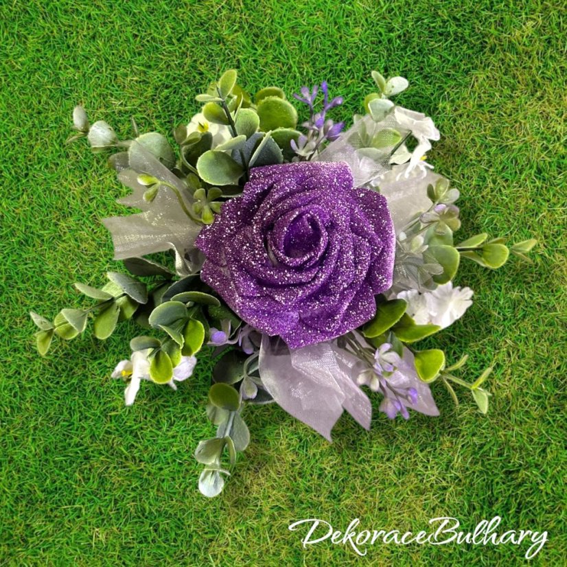 pěnový flowerbox Andrea - 1 růže